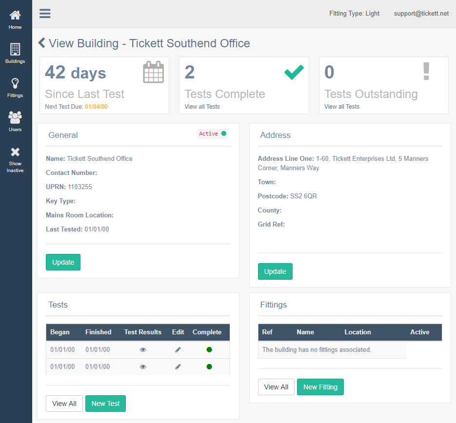 Building maintenance overview